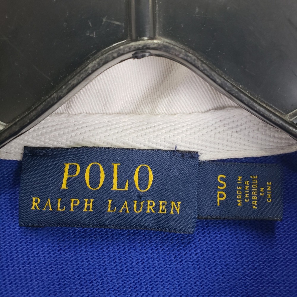 Polo Ralph Lauren P-93 RLPC67 Rugby Shirt Mens Small Multi Colorblock Big Pony - Picture 2 of 9